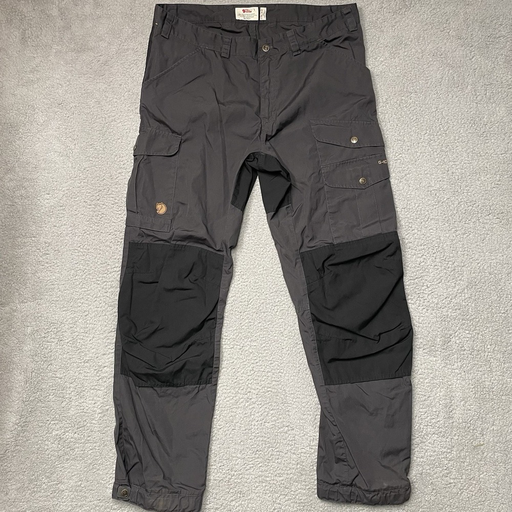 Fjallraven Vidda Pro Ventilated Pants Men 37X30 Dark Gray G-1000 Cargo